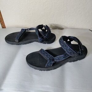 Teva Hurricane XLT2 Mens Sandals Navy Blue Black Sport Hiking 1093379 Size 10